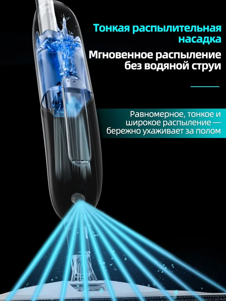 Моющая швабра с распылитем и отжимом купить